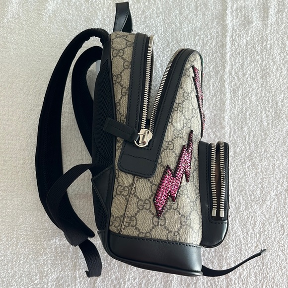 Gucci GG Supreme Monogram Beaded Sky Small Day Backpack - Picture 4 of 17